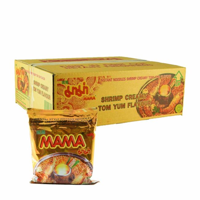 Mama Instant Noedels Romige Tom Yum Garnalen Smaak 30x55g