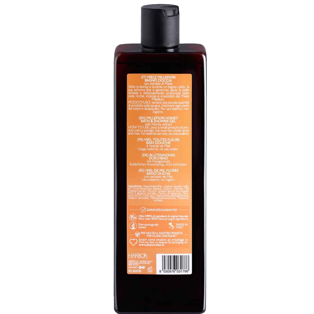 Gel douche - Miel - Corps - 500 ml