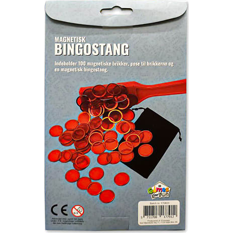 Games for fun magnetisk bingostang - rød