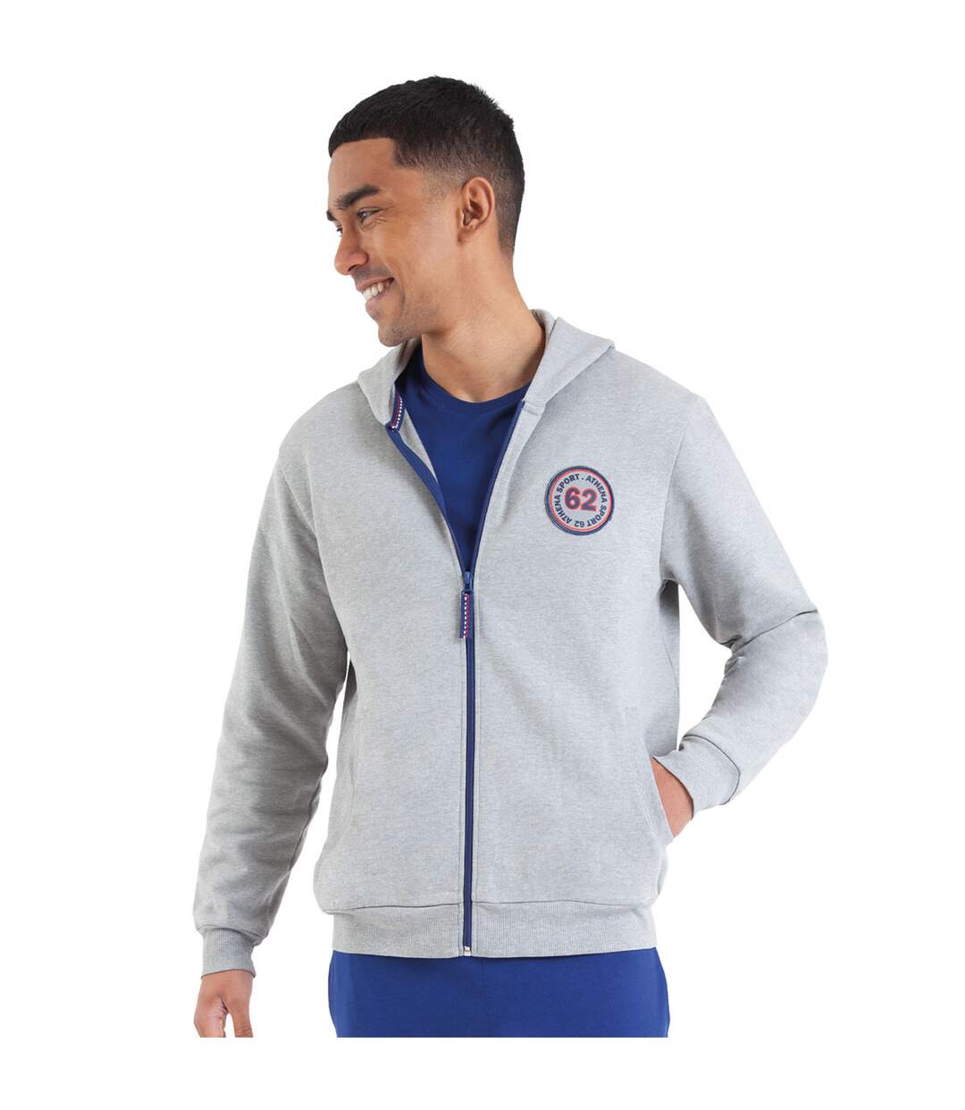 Veste à capuche homme Molletonné