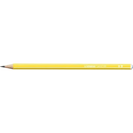 Bleistift - STABILO pencil 160 in gelb - Einzelstift - Härtegrad HB