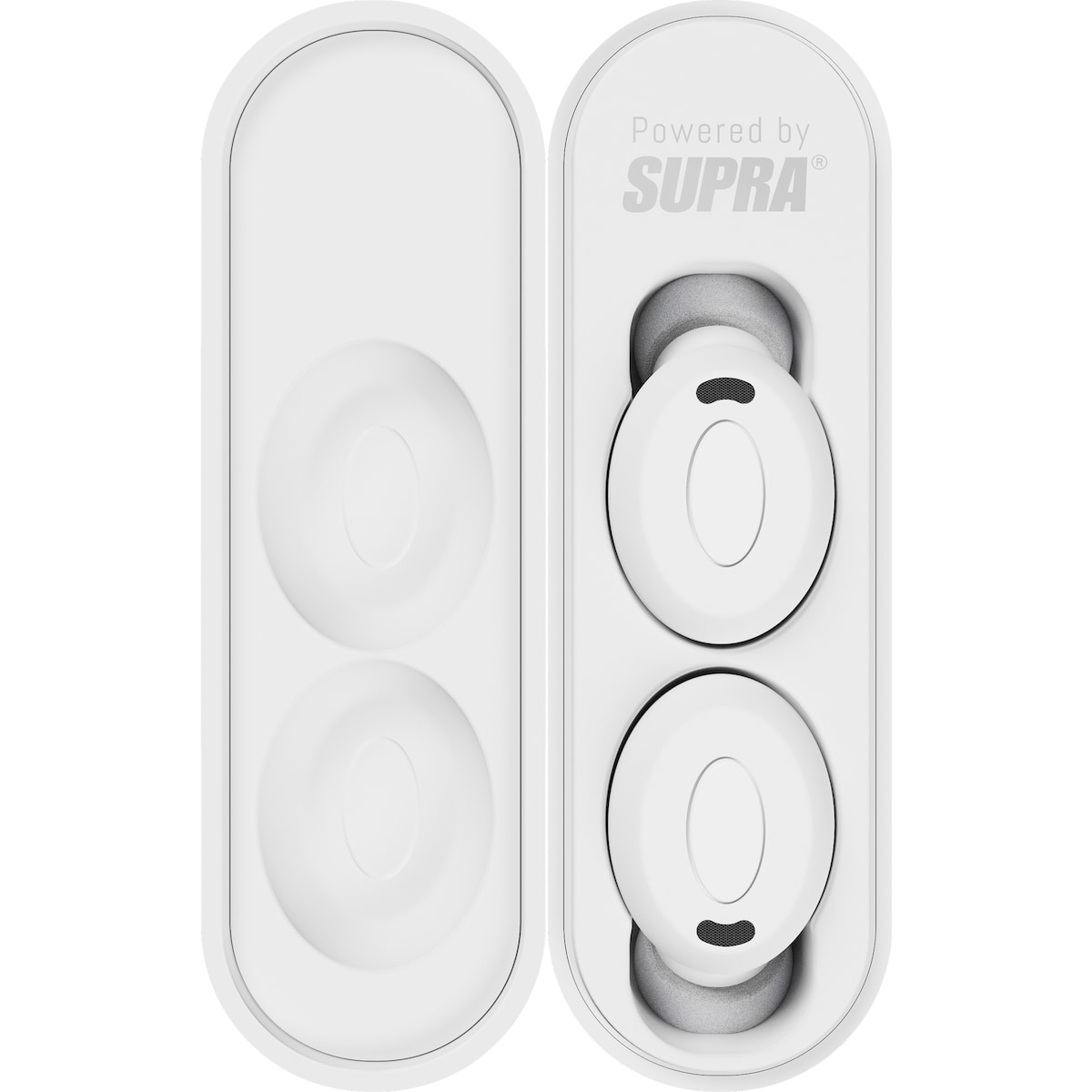 Supra NERO-TX PRO helt trådløse in-ear hodetelefoner (hvit)