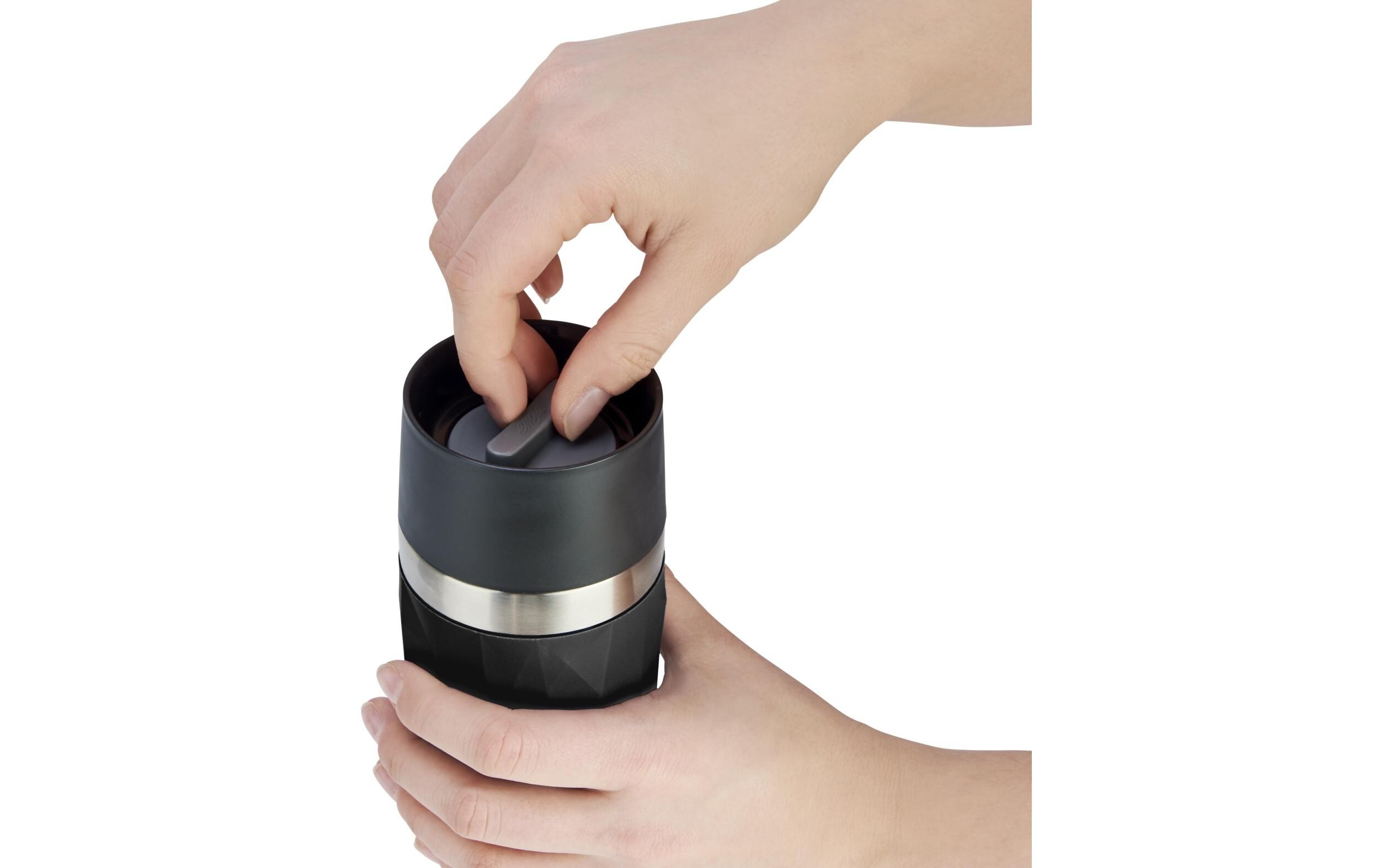 Thermobecher Compact 300 ml, SchwarzReisebecher, Schwarz