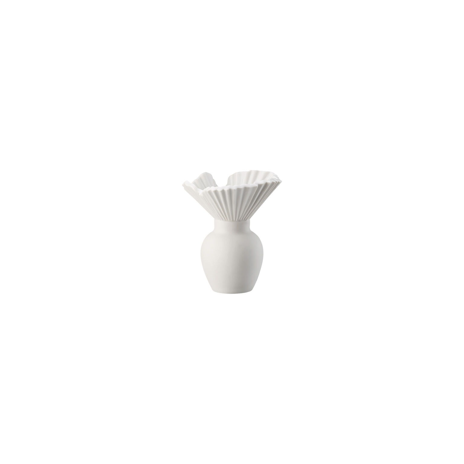 Minivasen Weiss matt Vase 10 cm
