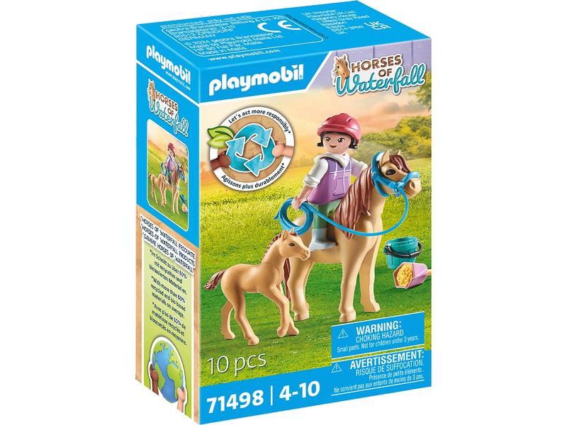 Playmobil Horses of Waterfall Kind mit Pony und Fohlen 7149 Pferde-Spielset