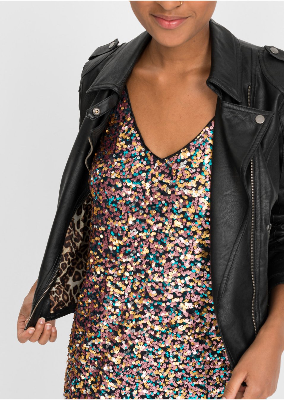 Robe en paillettes