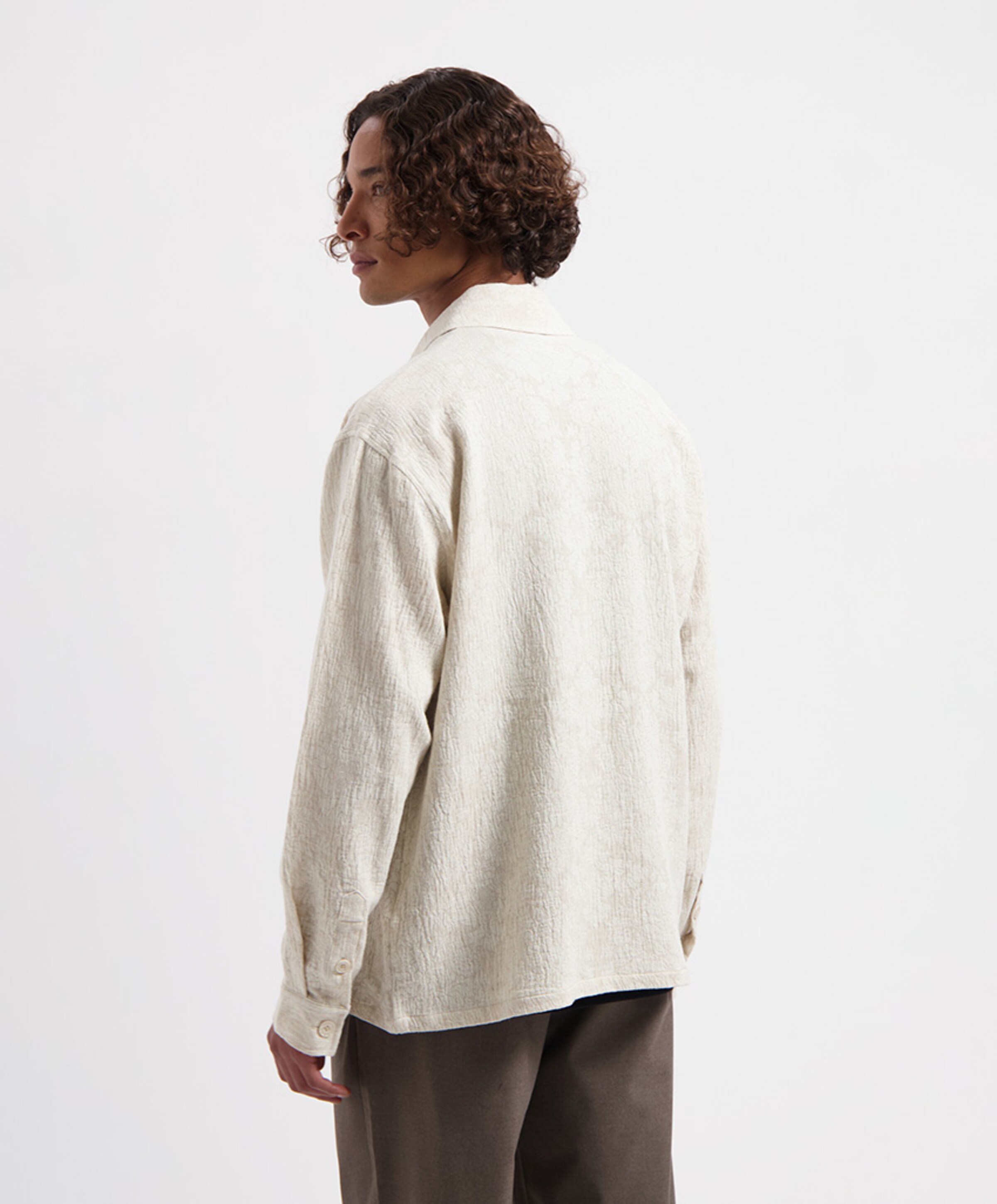 Law of the Sea Heren overshirt ecru