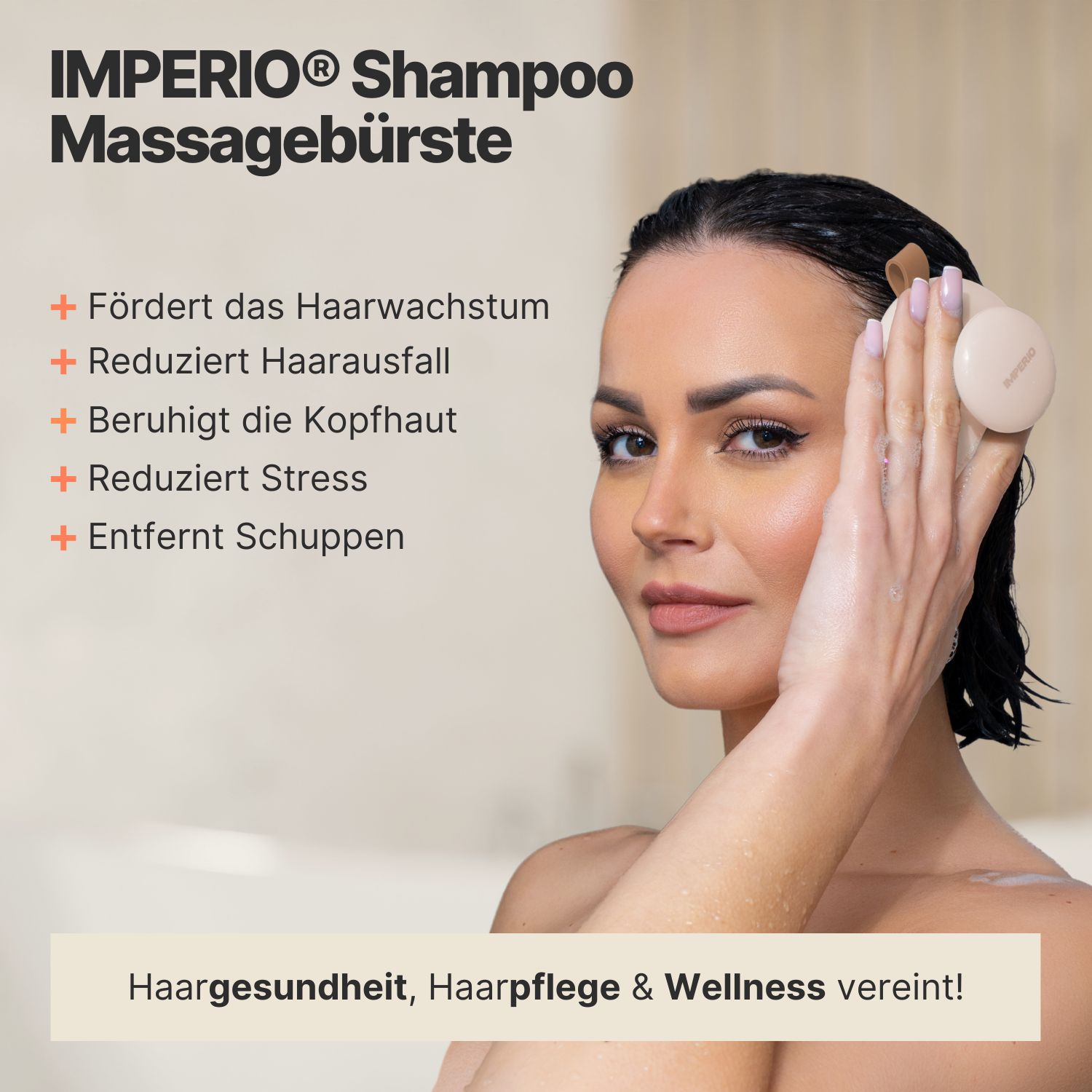 IMPERIO® Shampoo Massagebürste
