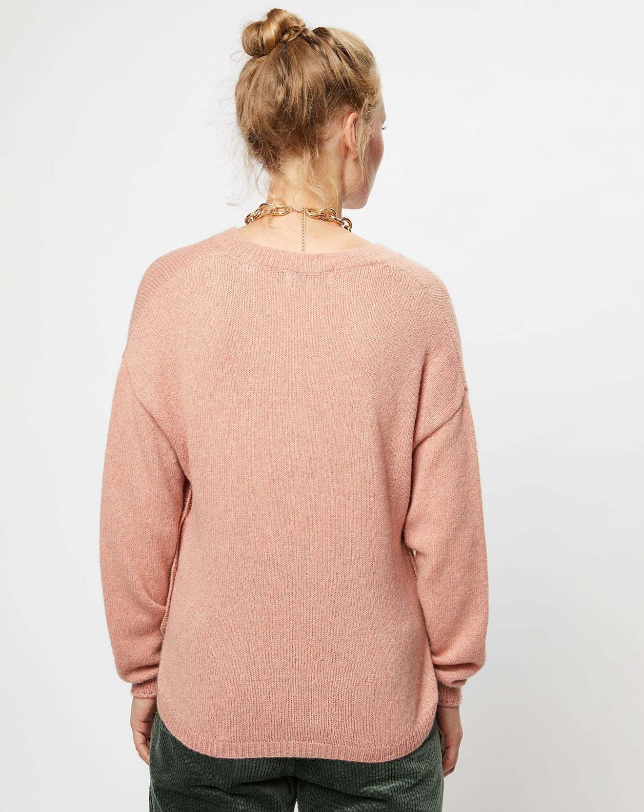 Maison Anje Pull en Laine mélangée Lepassy rose
