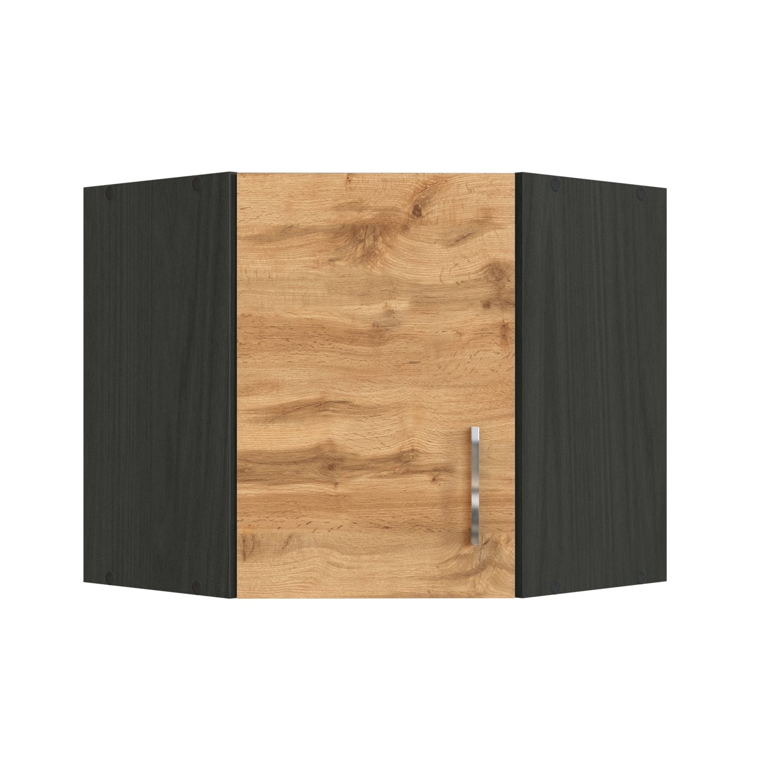 Eck-Hängeschrank SORRENTO - Wotan Eiche-graphit - 60 cm breit