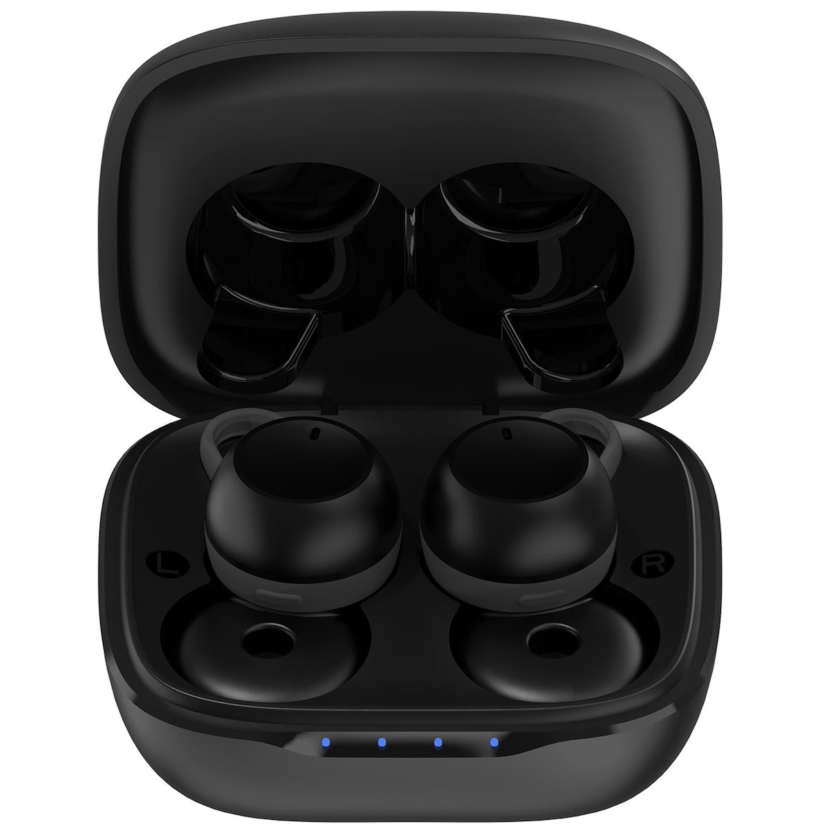 Ambient True Wireless Bluetooth-hodesett med åpent øre, svart