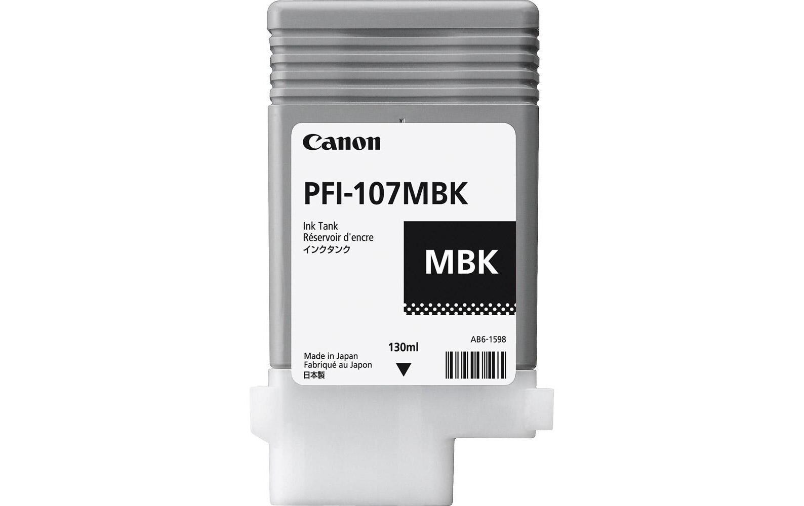 Tinte PFI-107MBK Matte BlackTinte, Matte Black