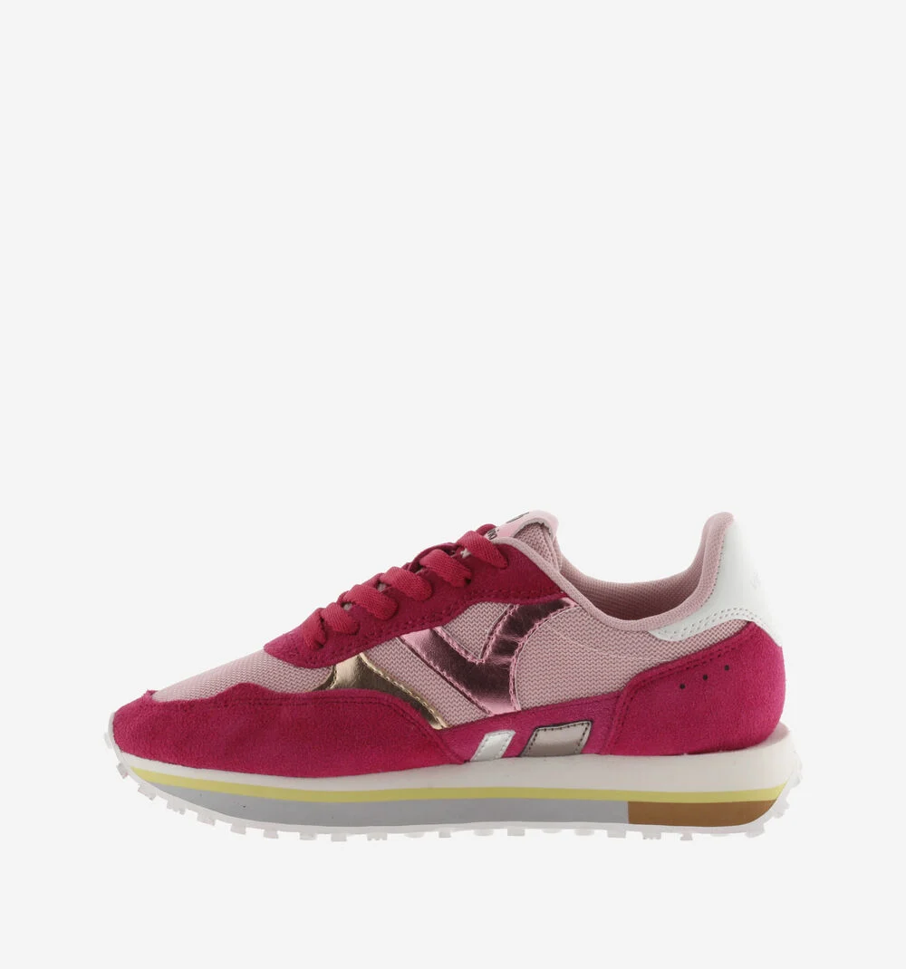 NOVA MESH & CUIR FENDUFUCSIA