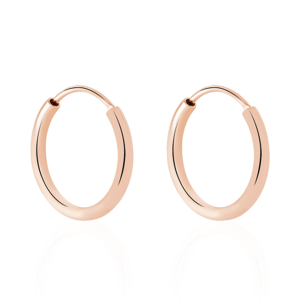 Créoles Argent Rose Olympia