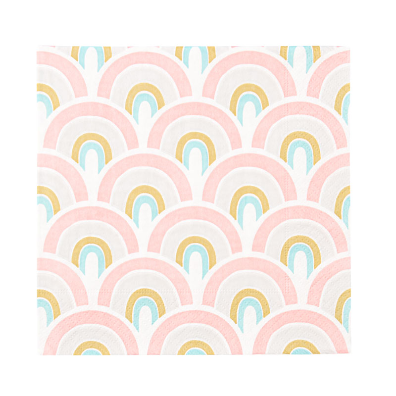 20 serviettes en papier 'Soft spectrum'