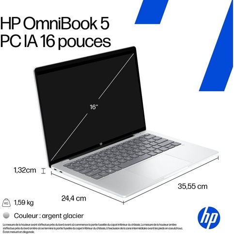 PC portable Hp OmniBook 5 NGAI 16-bf0010nf 16