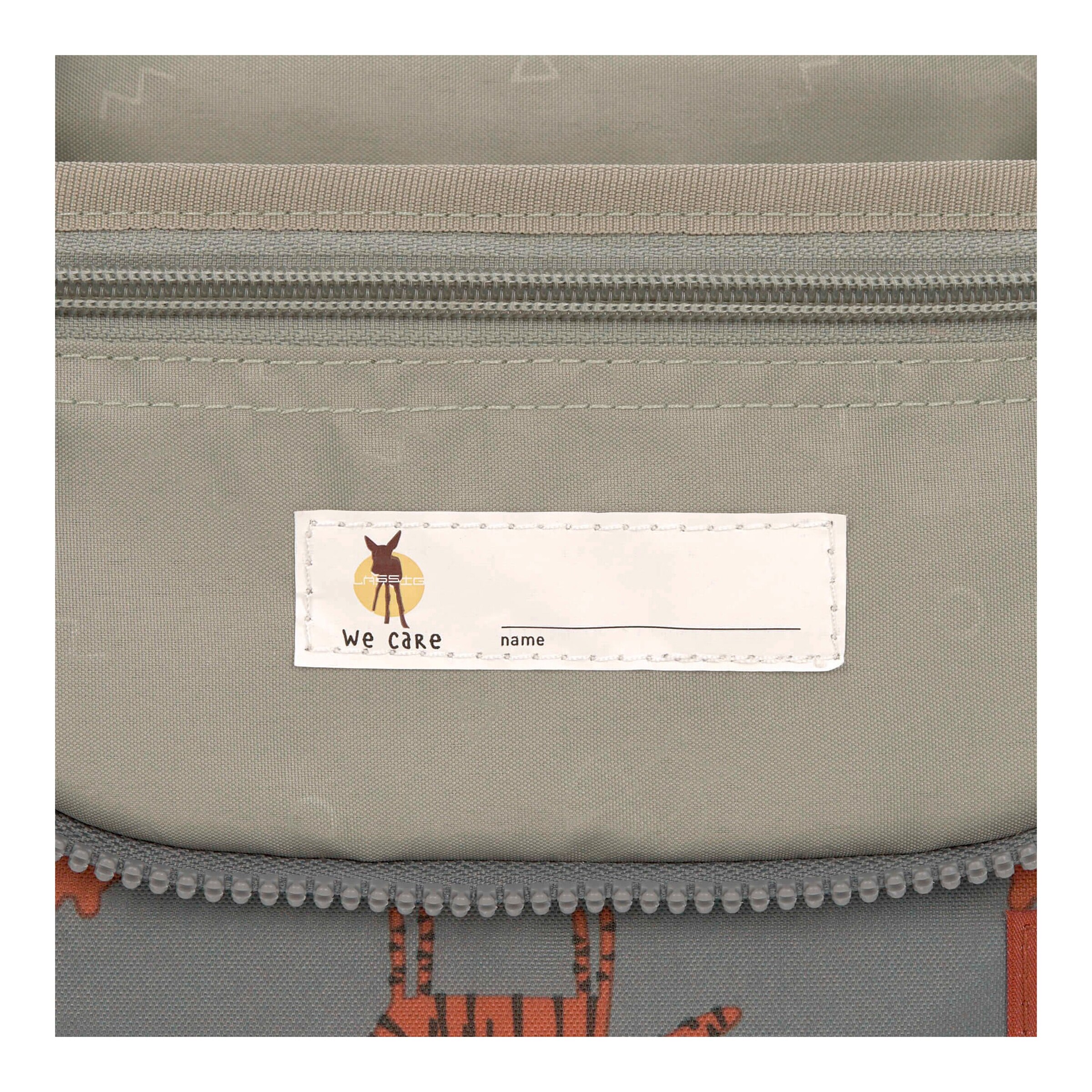 Lässig Kulturbeutel Mini Washbag Safari grau Tiger