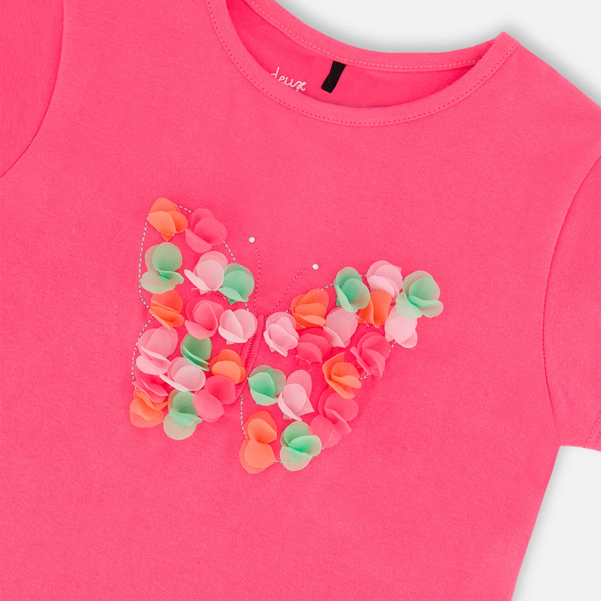 Deux par Deux T-shirt Papillon 7-10ans