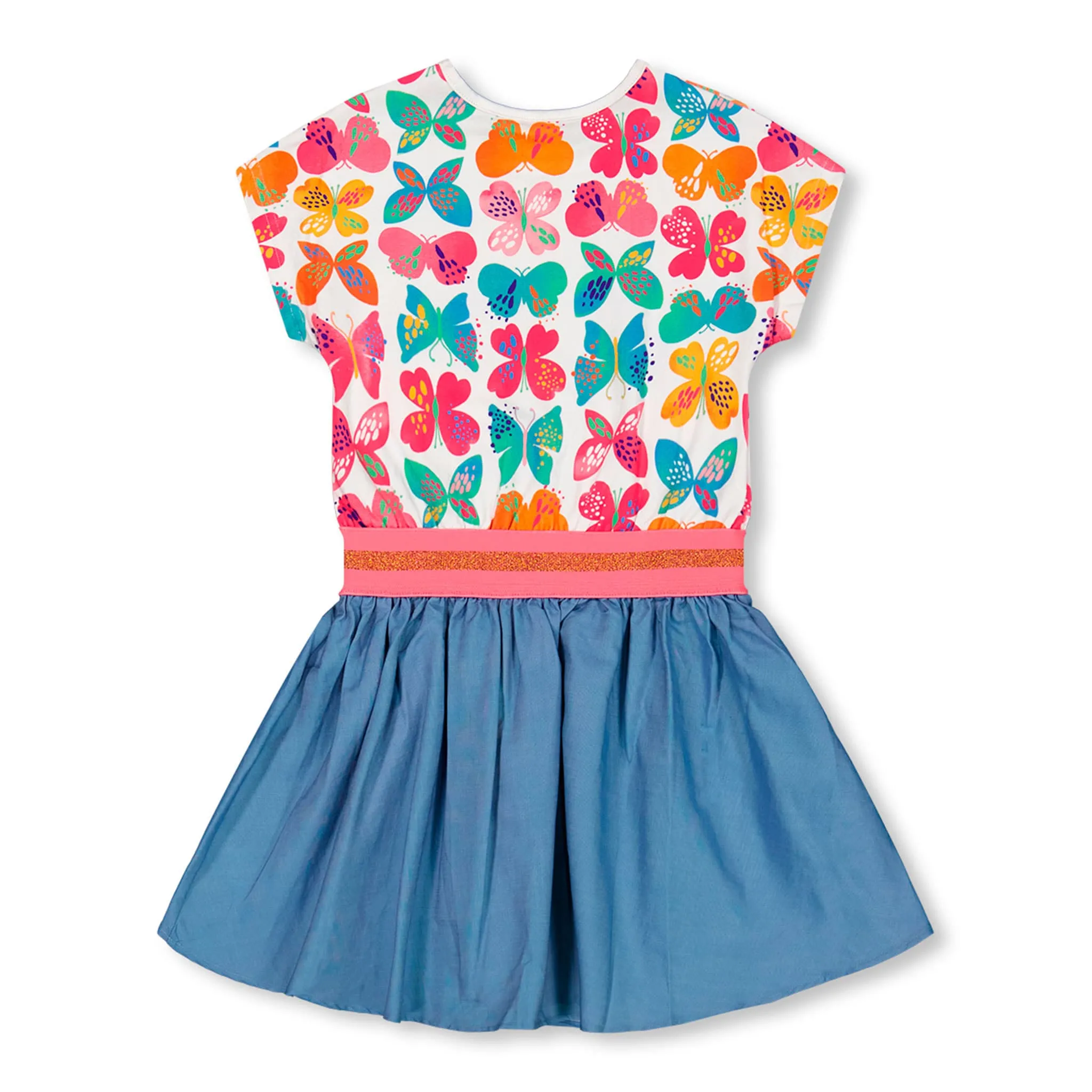 Deux par Deux Robe Imprimée Papillon 3-6ans