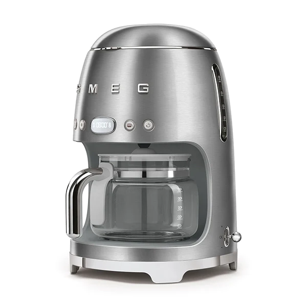 Machine à café Filtre chrome 1050 W DCF02SSEU Smeg