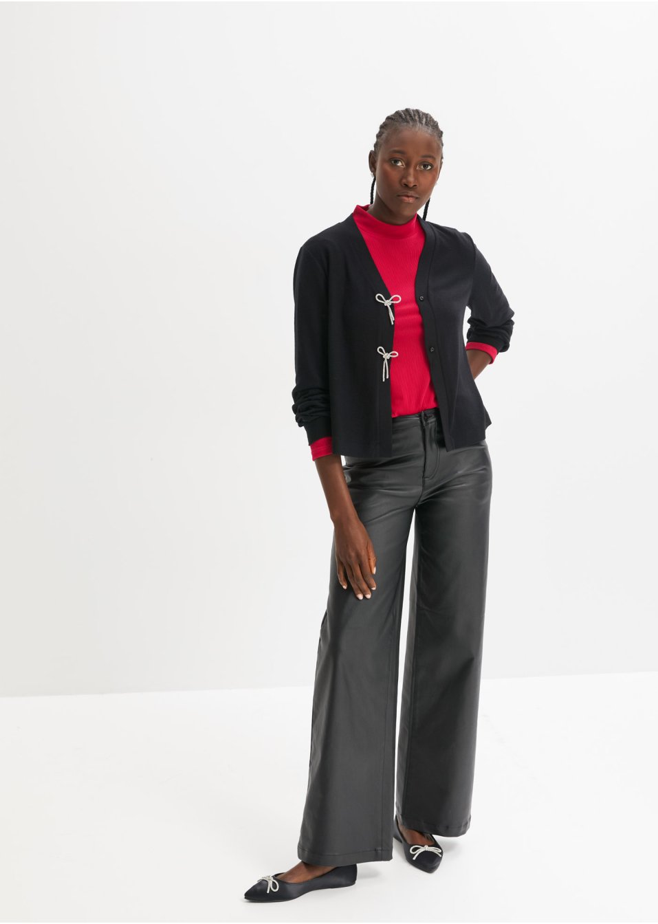 T-shirt manches longues en velours semi-transparent