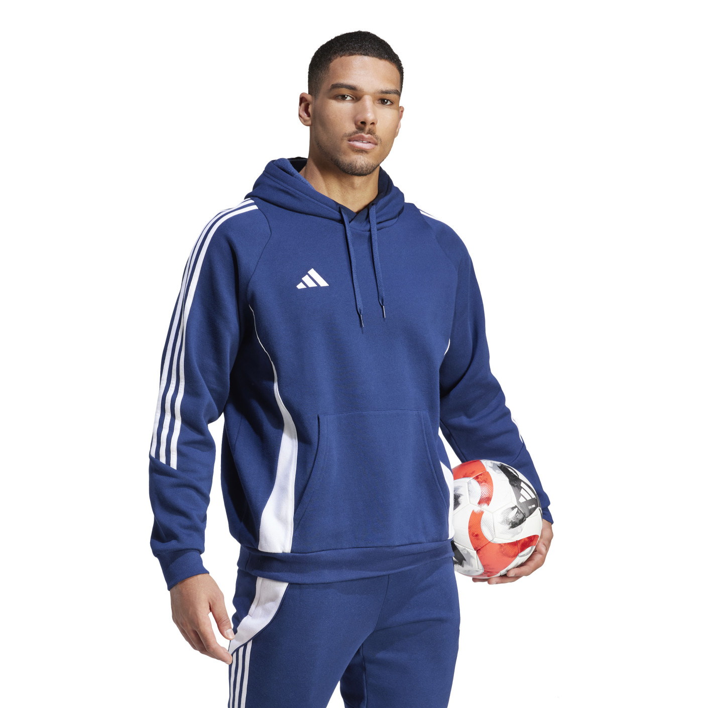 adidas Tiro 24 Sweat Trainingspak Donkerblauw Wit