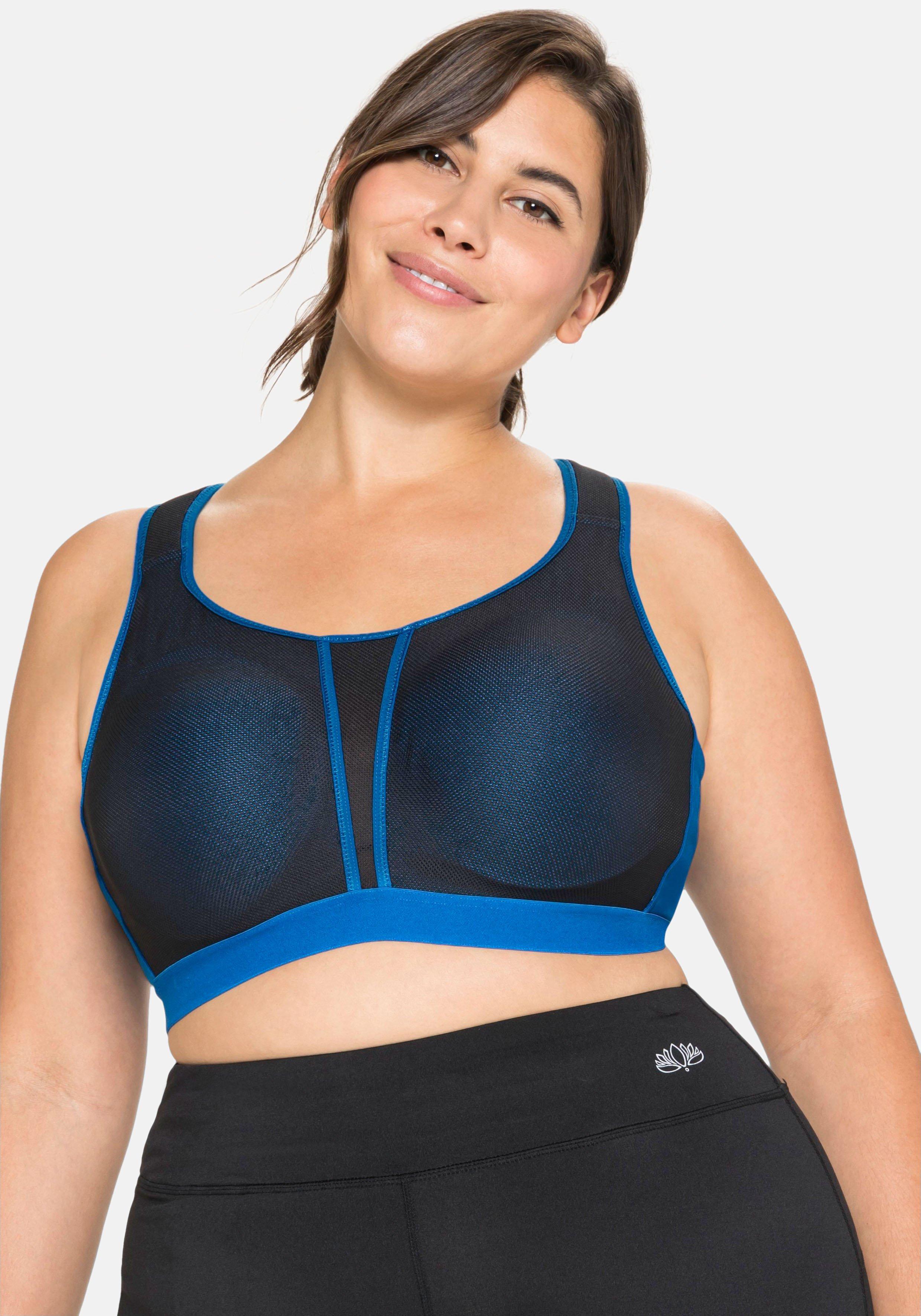 Sport-BH  aus Coolmax®, im Komfort-Schnitt
