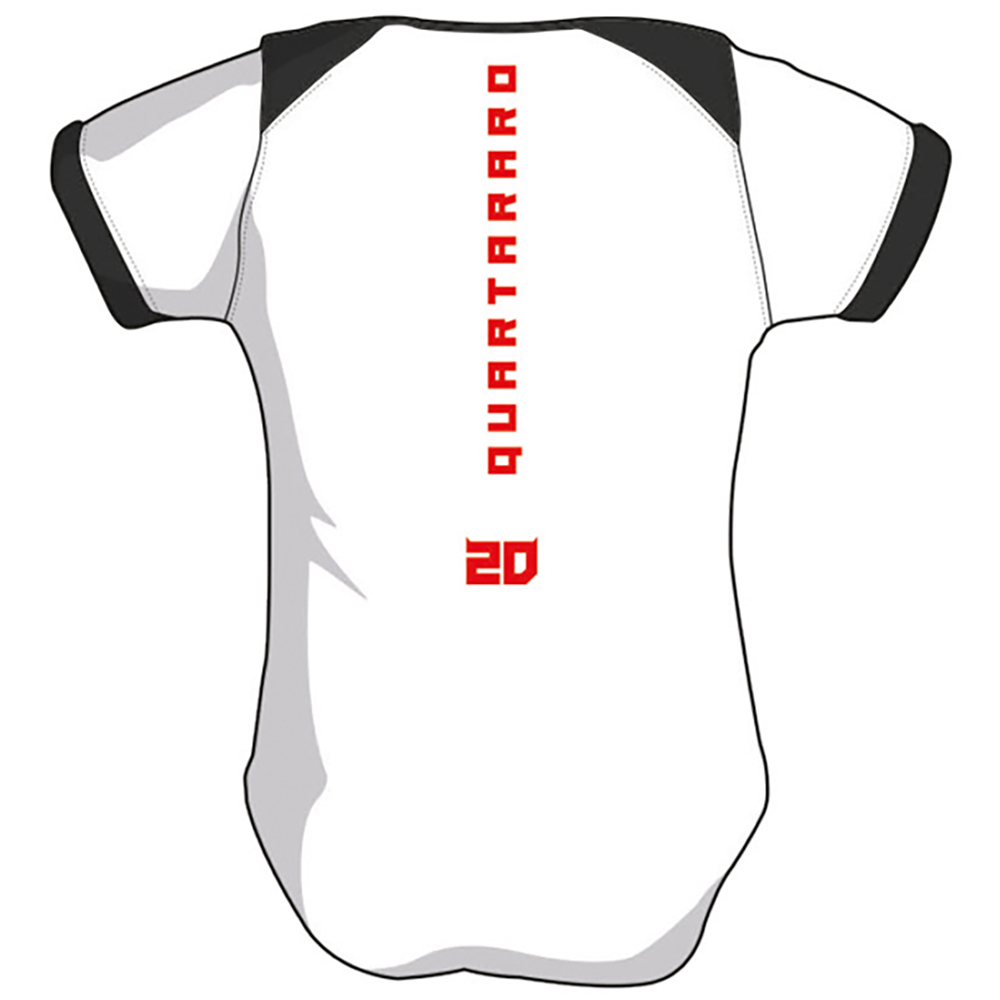 Fabio Quartararo - Body bébé Cyber 20 Blanc / Rouge / Noir