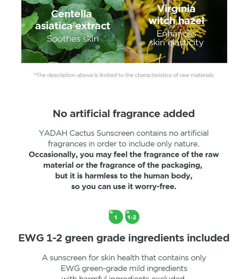 YADAH - Cactus Zonnebrandcrème