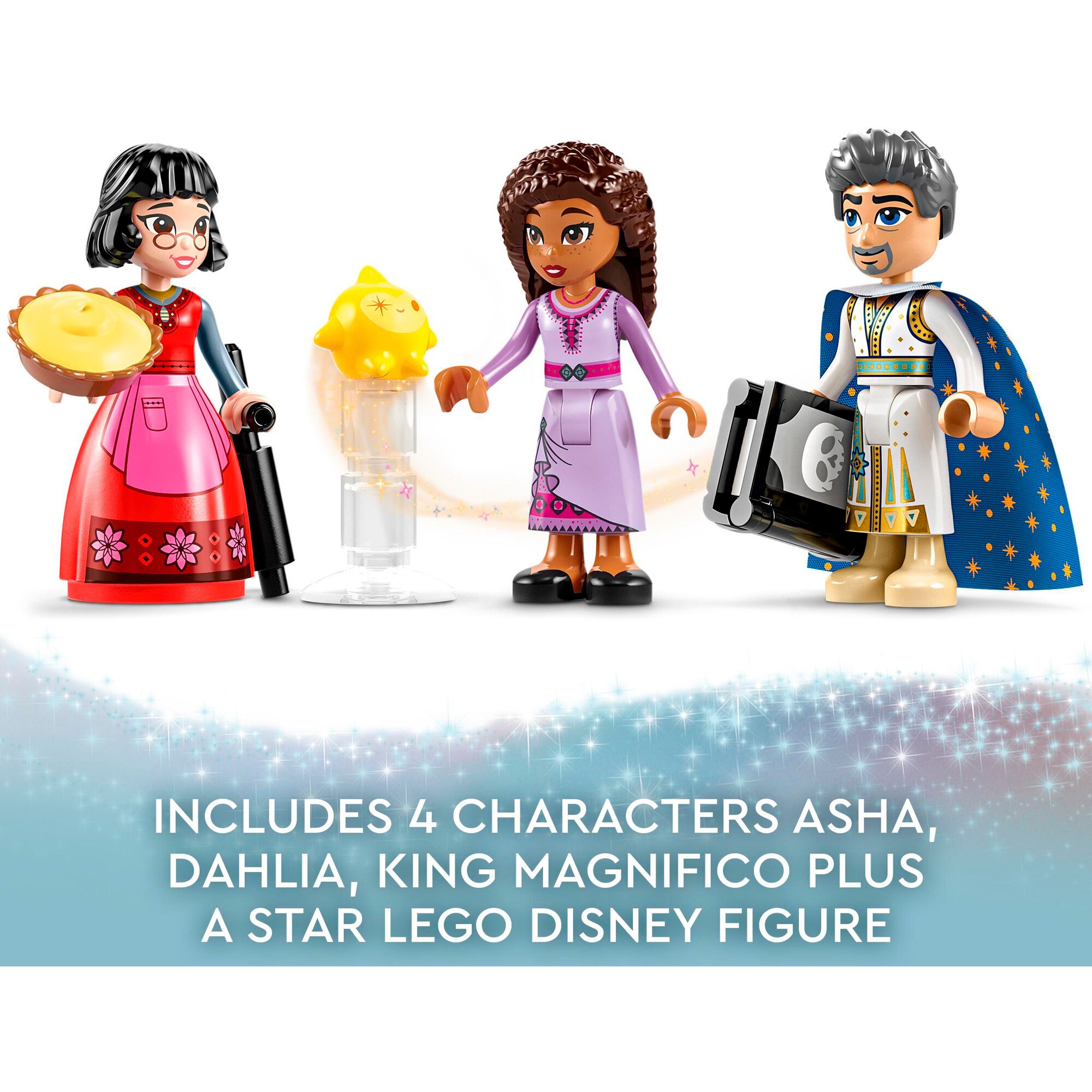LEGO Konstruktionsspielzeug Disney Wish König Magnificos Schloss