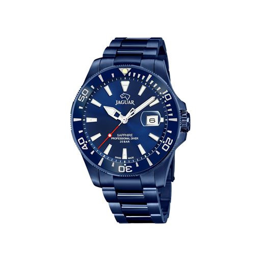 Jaguar J987 Herreur, Blå, 44 mm