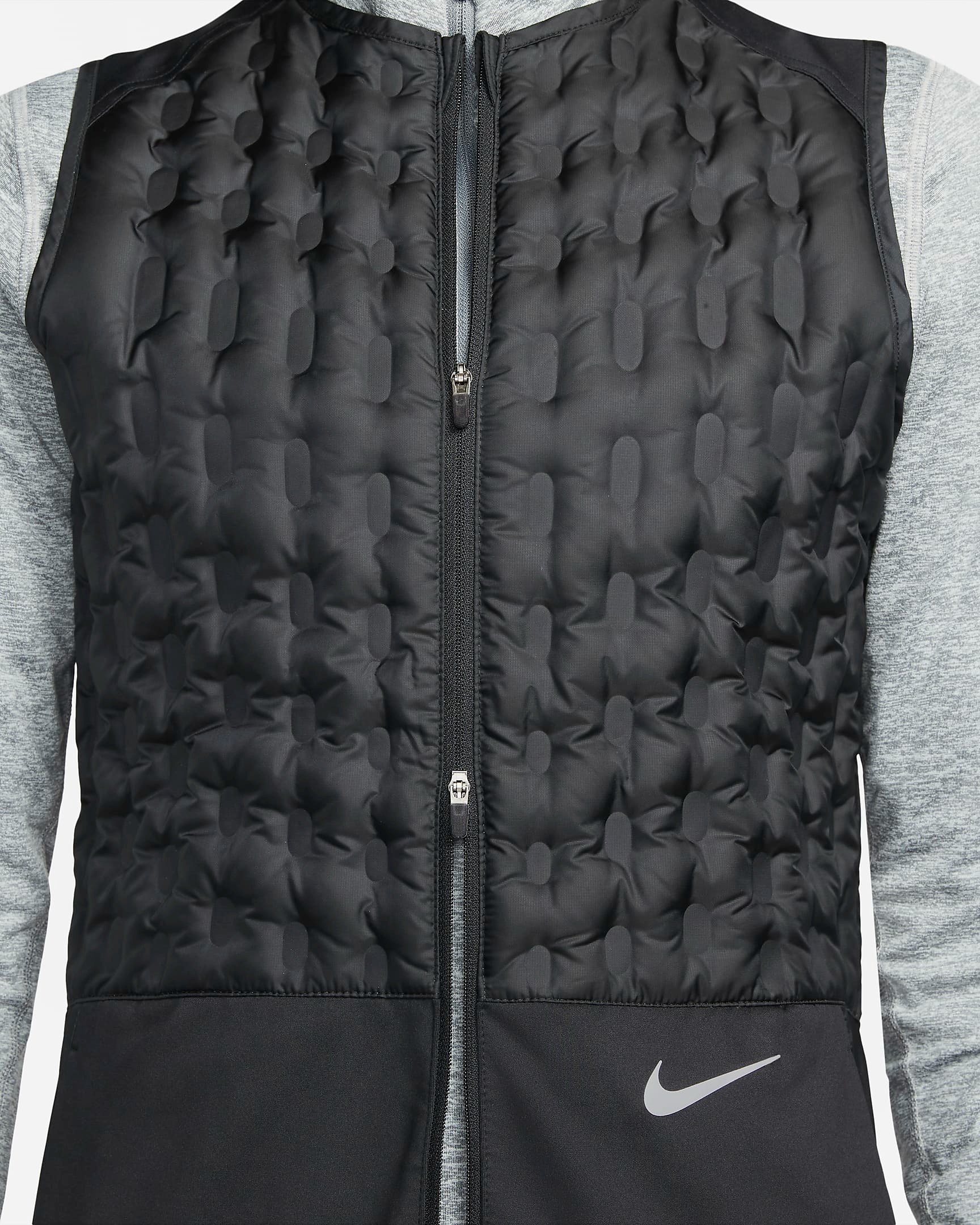Therma-FIT ADV Downfill Running Gilet Dame 010/Black/Reflective Silver