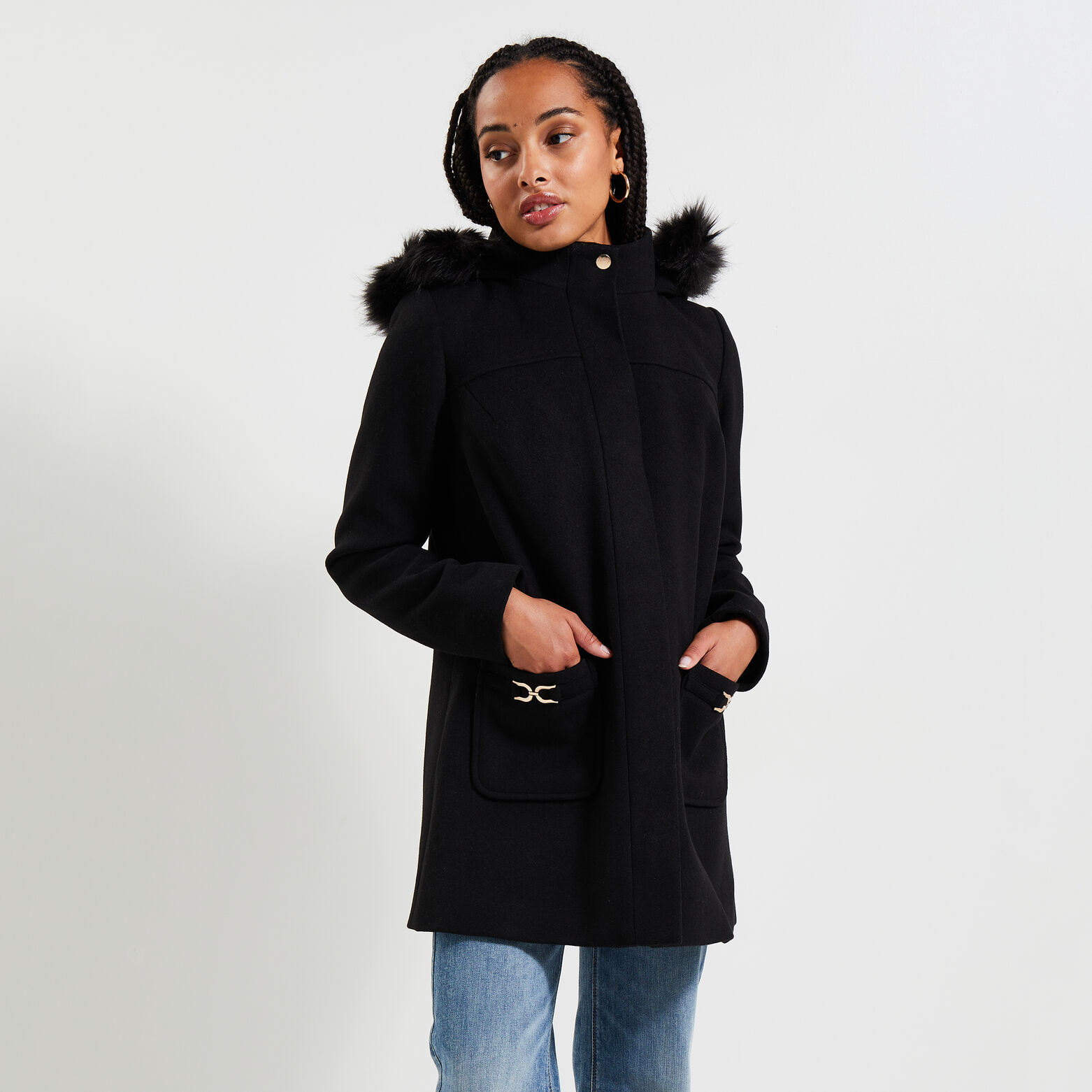 Manteau duffle coat femme
