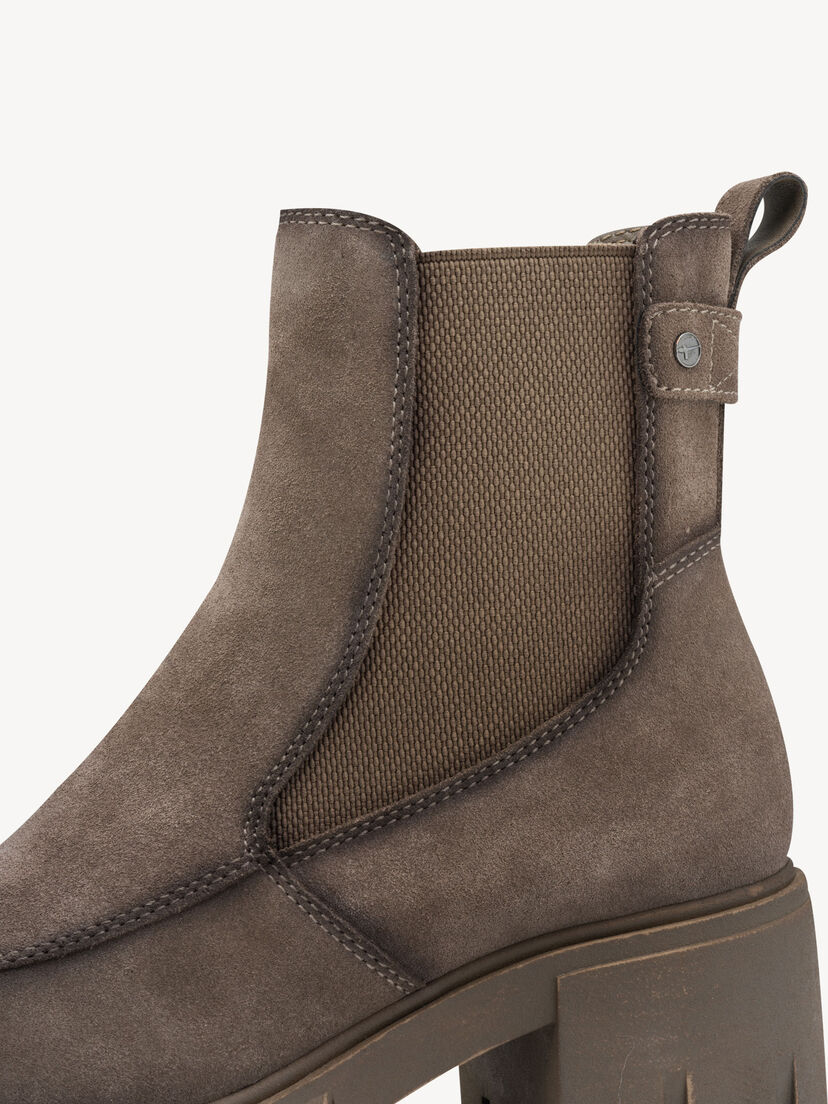 Leren Chelseaboot - beige