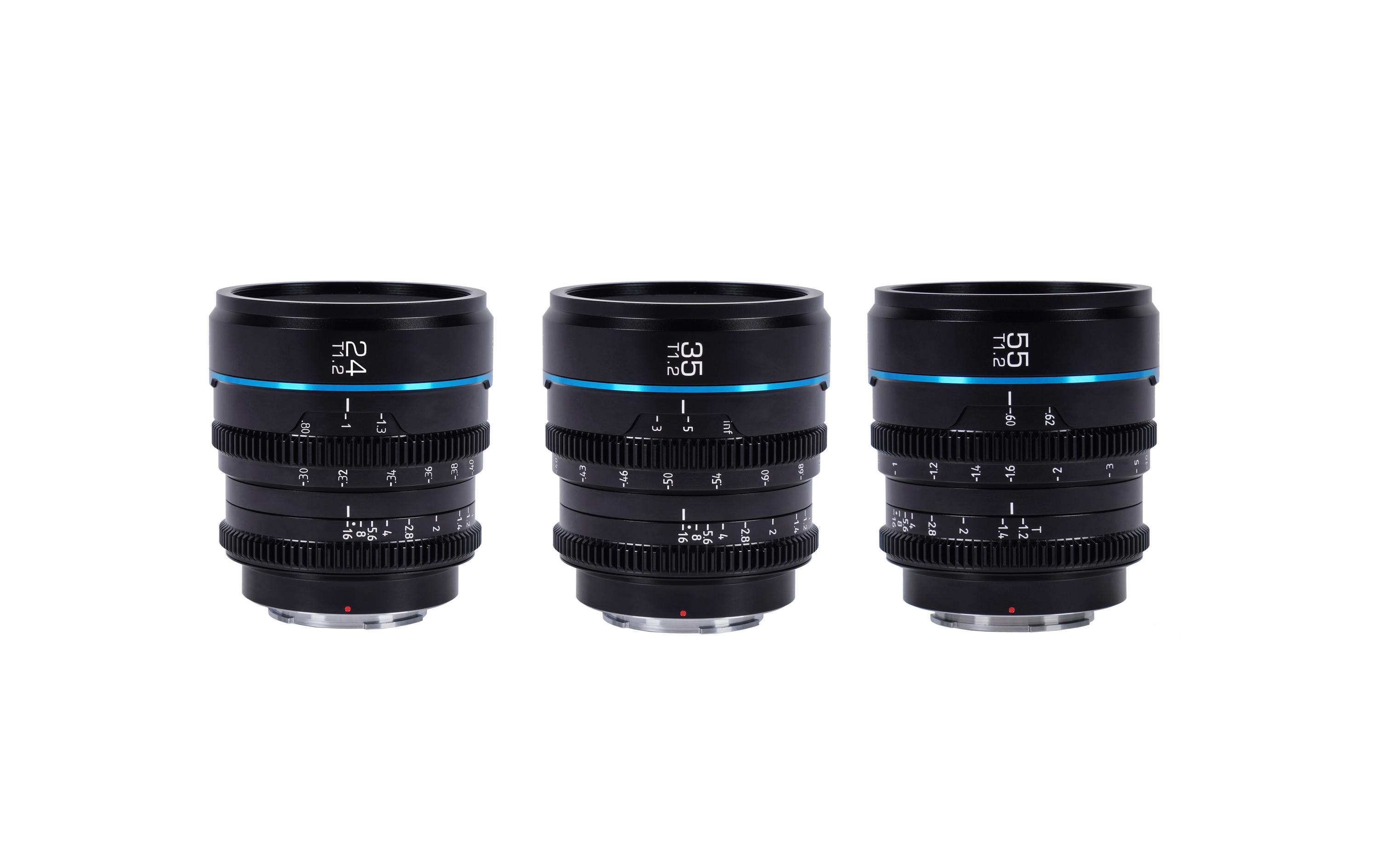 Festbrennweite 24, 35&55mm T1.2 – Fujifilm X-Mount<br>Cine-Objektiv für X Mount-Kameras