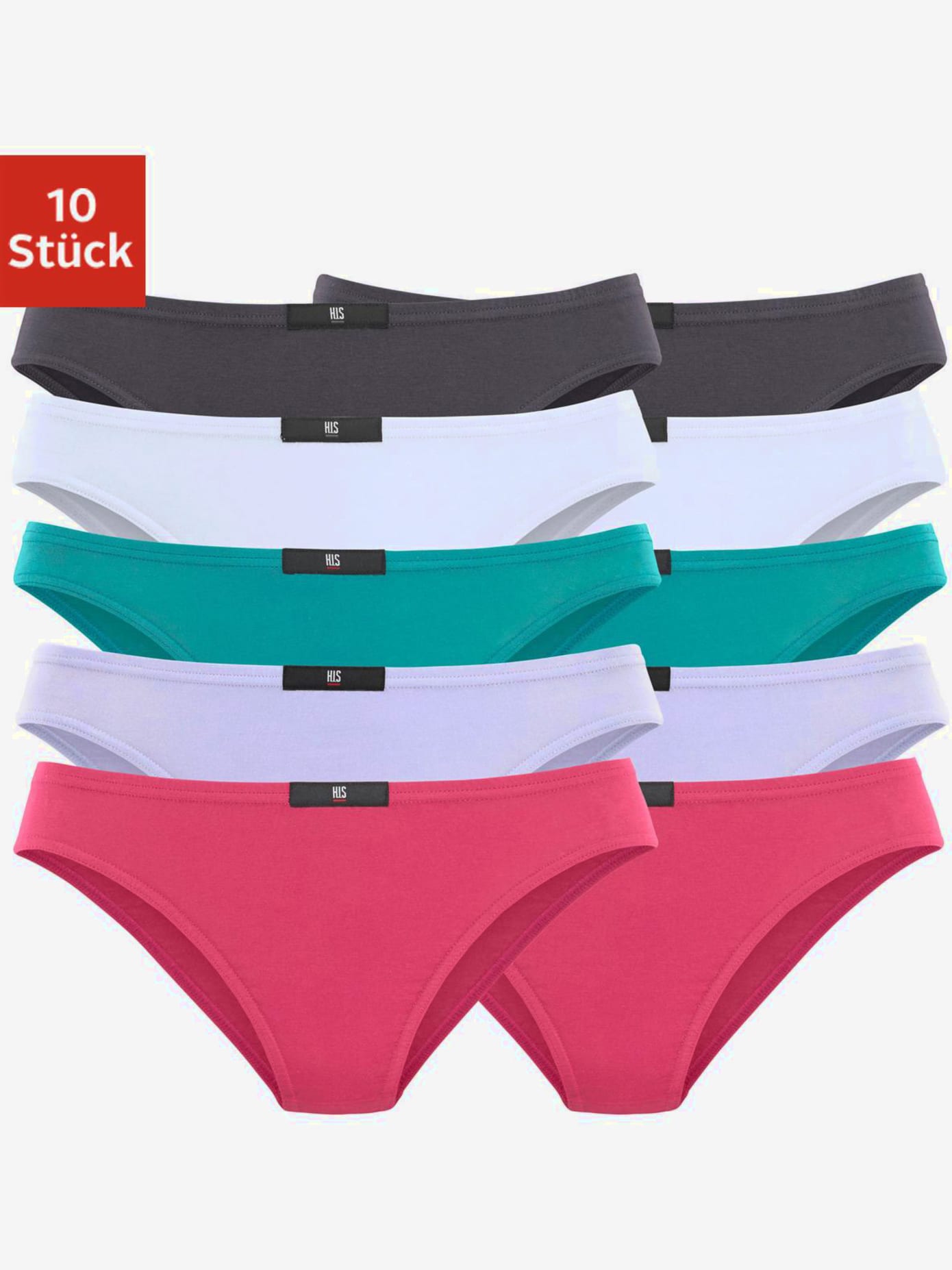 Lot de 10 slips h.i.s.