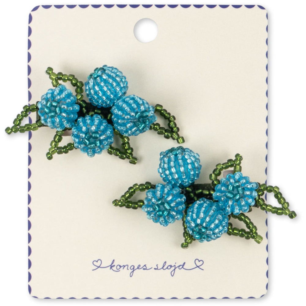 Køb Konges Sløjd Blueberries 2 Pak Blueberry Beaded Hair Clip
