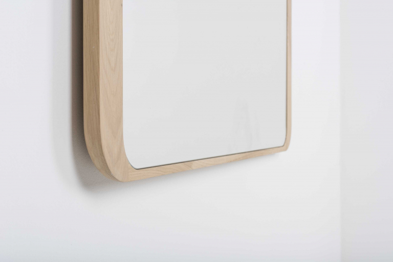 Gazzda Ena spiegel 90x2,5x90 whitewash
