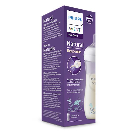 Biberon natural response   330 ml   de               Philips AVENT