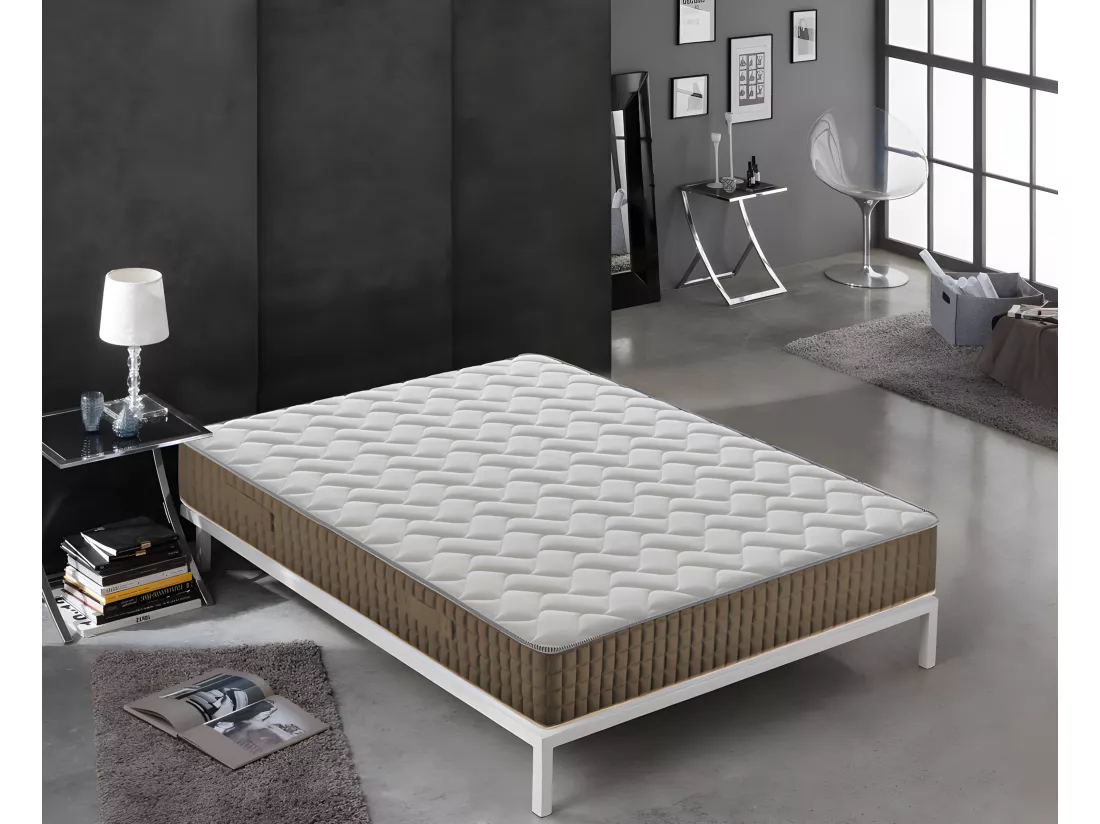 iLoveSleep - Matelas à mémoire de forme, hauteur 17 cm, 11 zones de confort, anatomique, 100x190