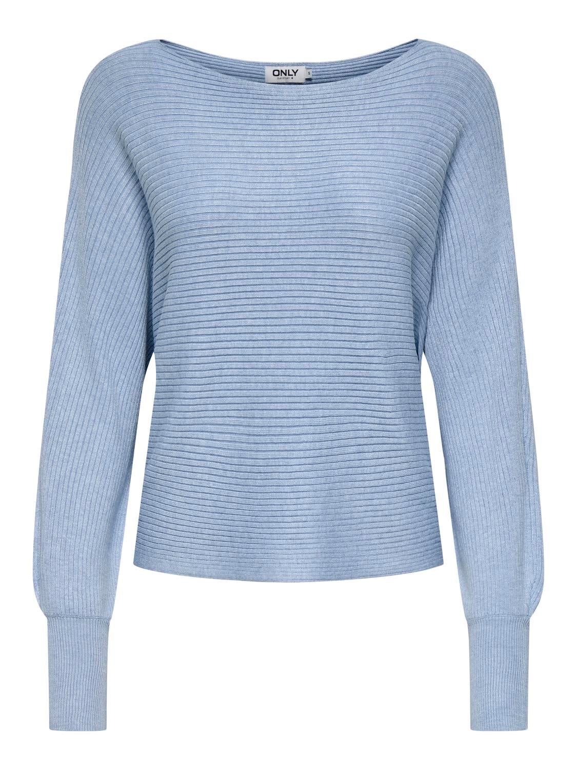 ONLADALINE Strickpullover Soft Chambray