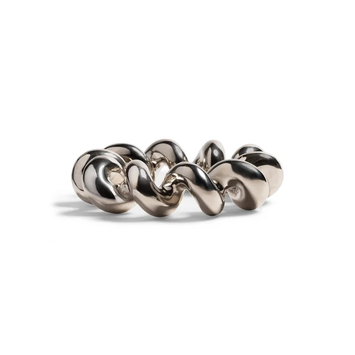 &klevering - Twist Topfuntersetzer, Ø 17,5 cm, silber