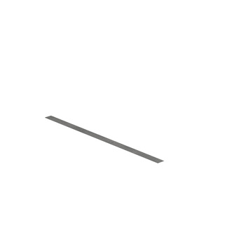Afplakstrook ASW 60,5x4 cm 6520 licht beton