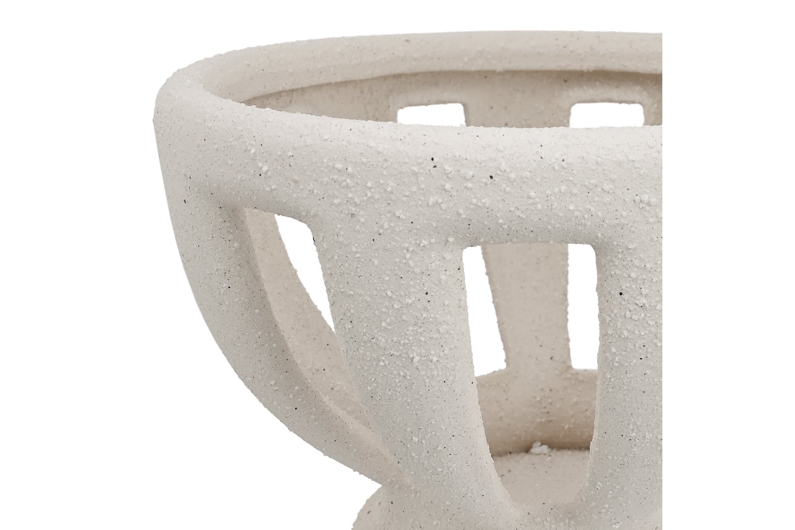 Motif bolle Beige Ø25,5 H16,5 cm