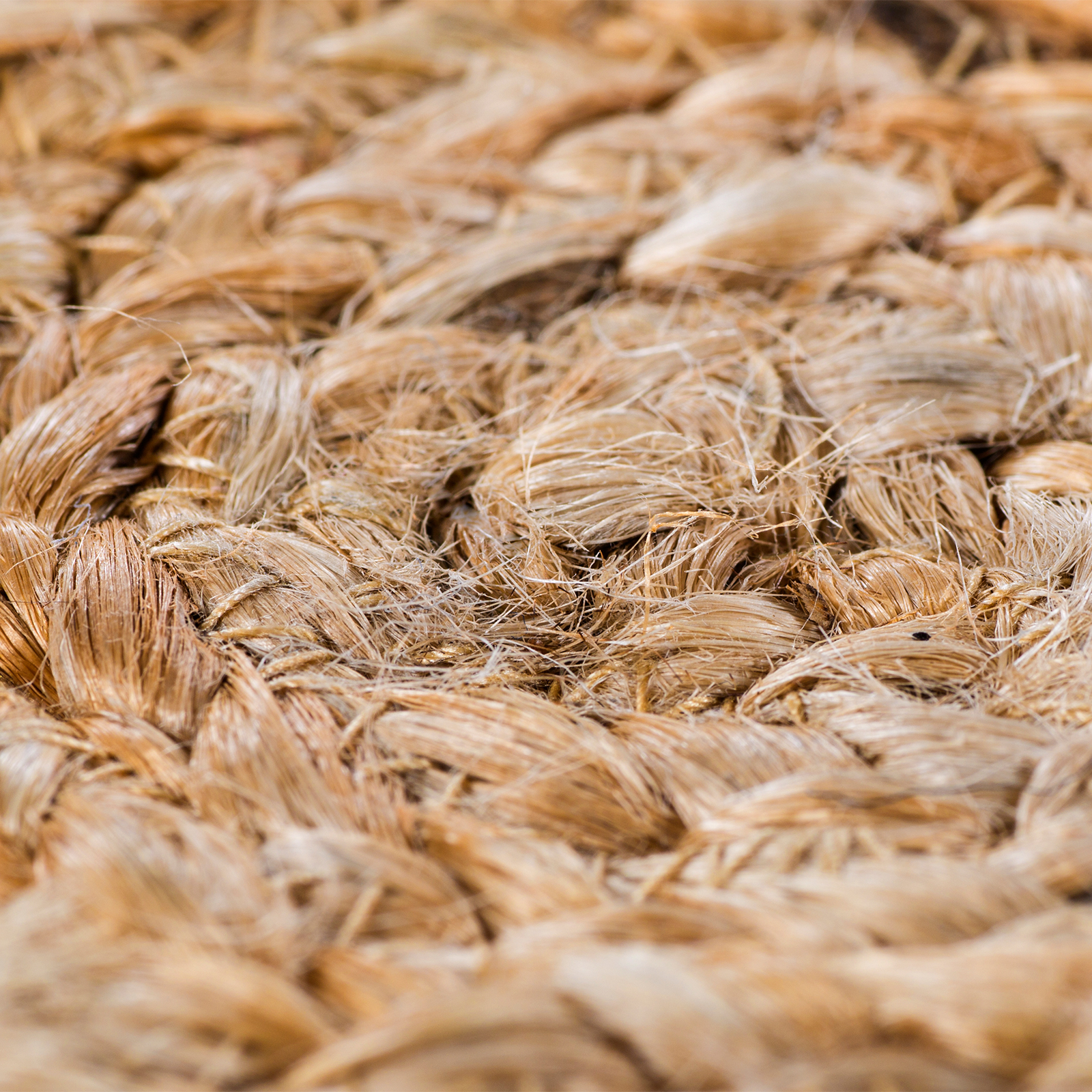 Teppich - natur - rund - Ø 80 cm
