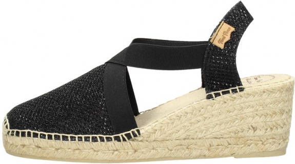 Toni Pons Triton Dames Espadrilles Zwart