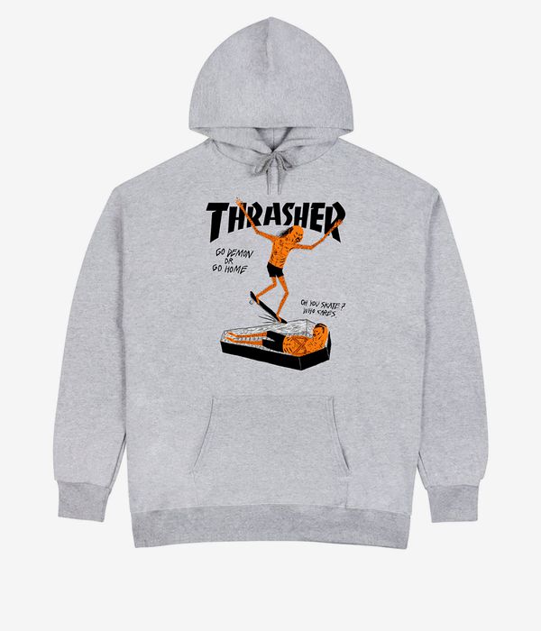 Thrasher x Neckface Coffin Hoodie (grey)