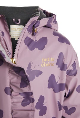 Petite Chérie Atelier Ally Fôret Regndress, Butterfly Dawn Pink