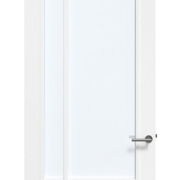 Arne & Bodil binnendeur ABD522 satijnglas - wit afgelakt - glaslat wit