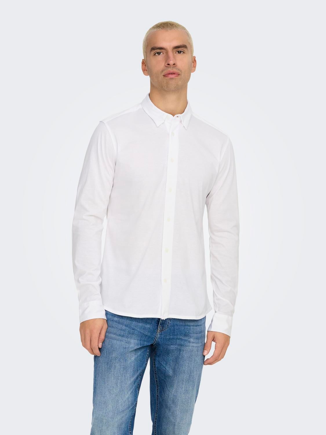 ONSROBIN Hemd Bright White